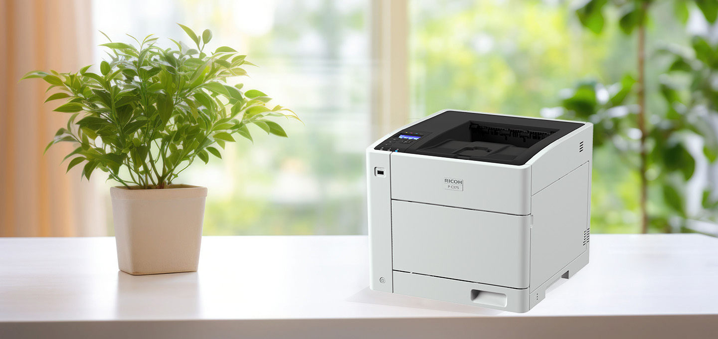 RICOH シータS Sustainable printer for A4 Colour – RICOH P C375 | Ricoh South Africa